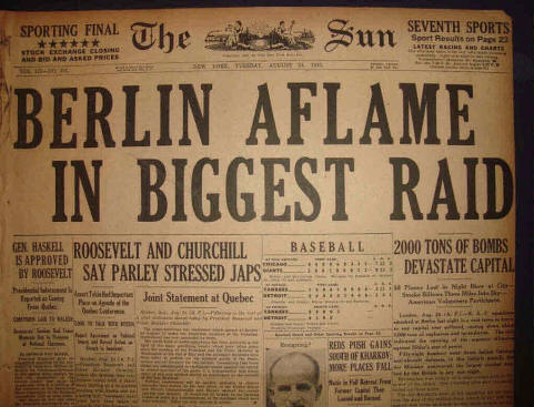 Berlin lángokban - tudósít az amerikai lap